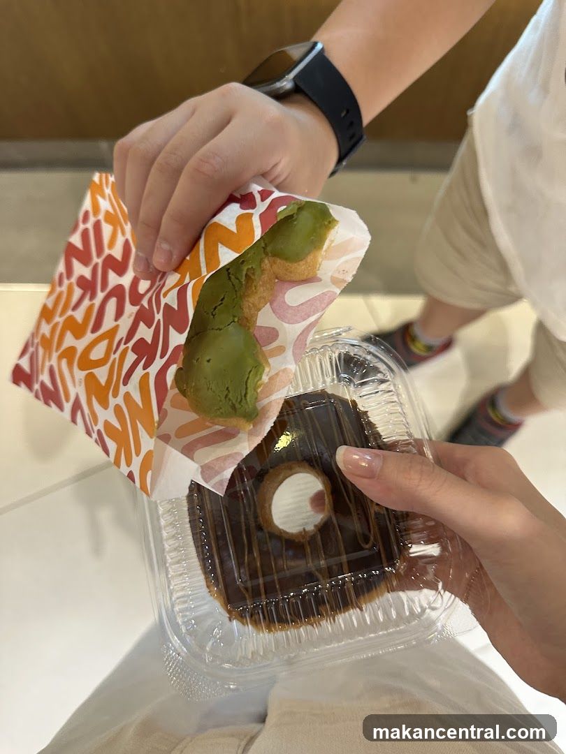 Dunkin' Donuts Bag and Donut