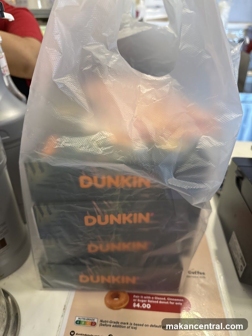 Dunkin' Donuts Bag