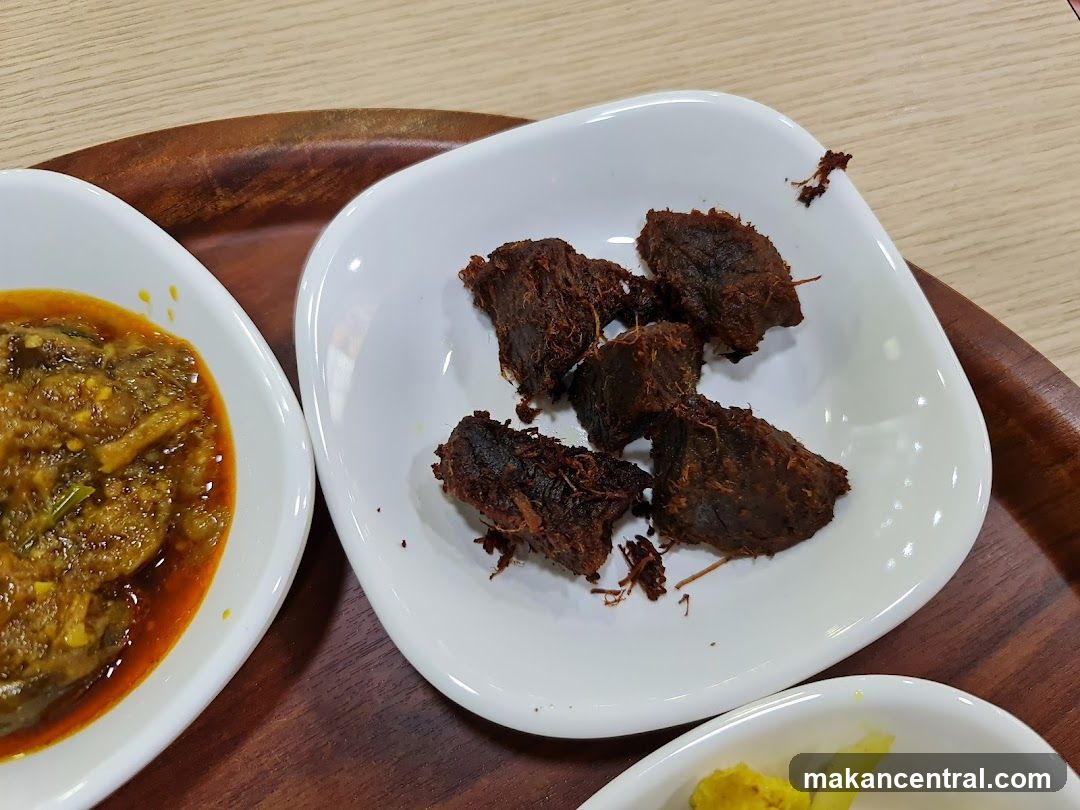 Beef Rendang and Side Dish