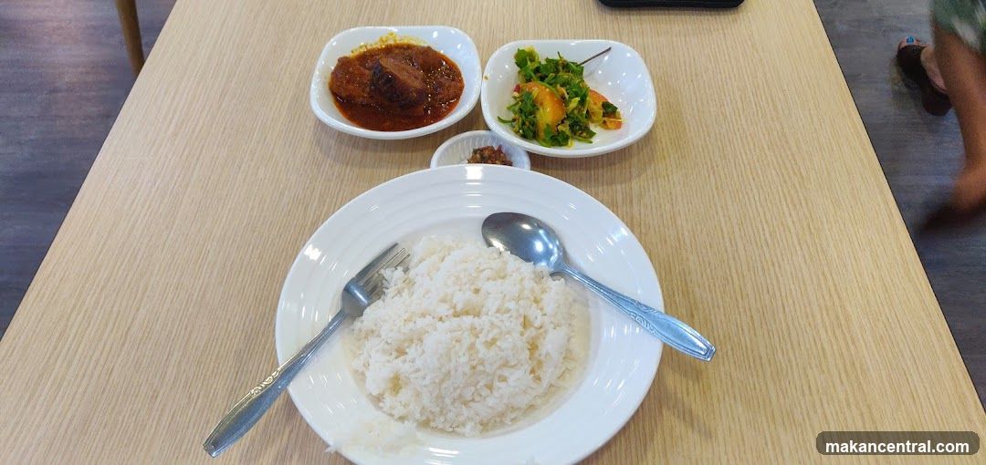 Meal with Rice and Side Dishes