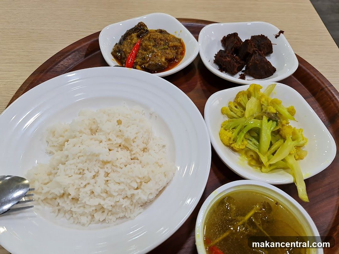 Rice with side dishes
