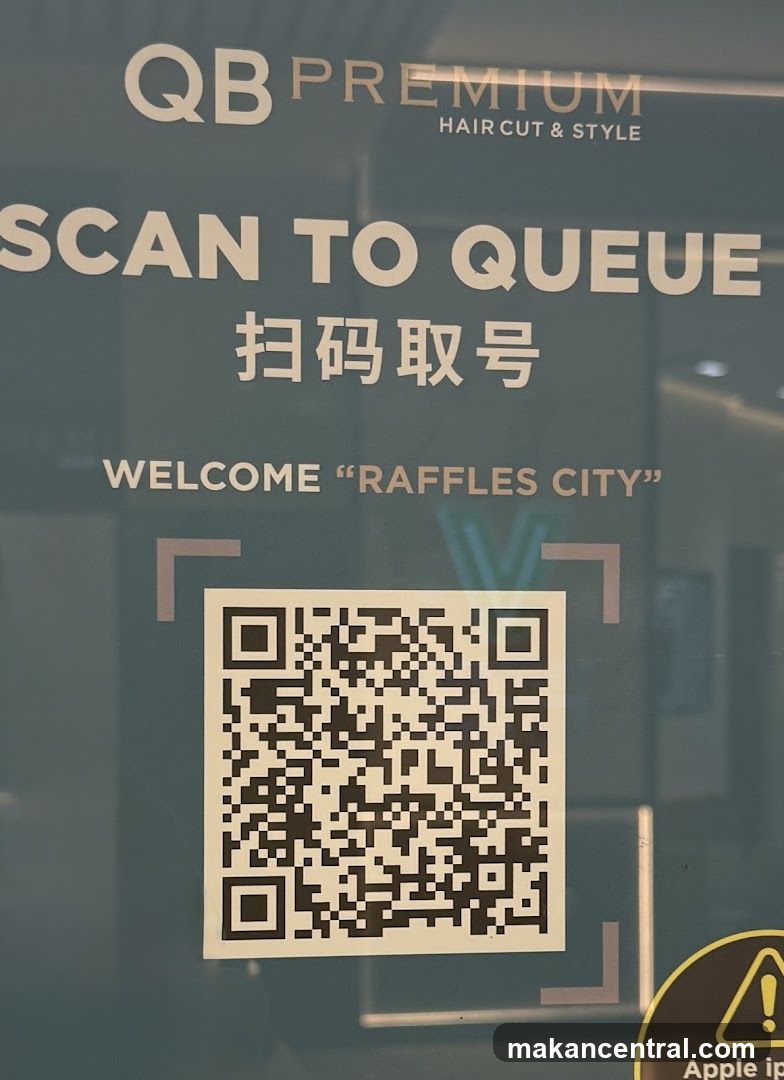 QB Premium Hair Cut & Style QR Code