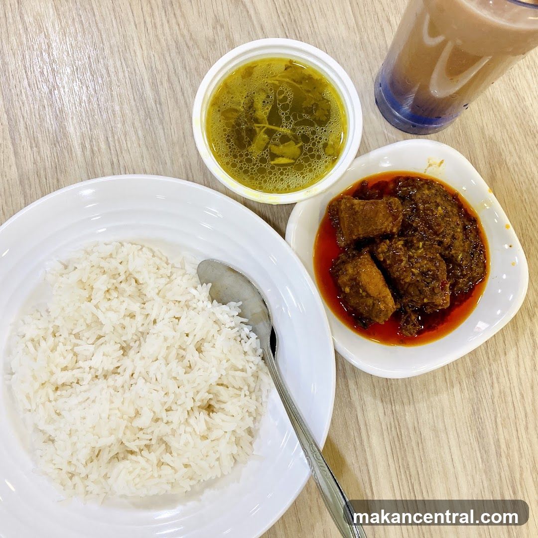 Meal with Rice and Curry