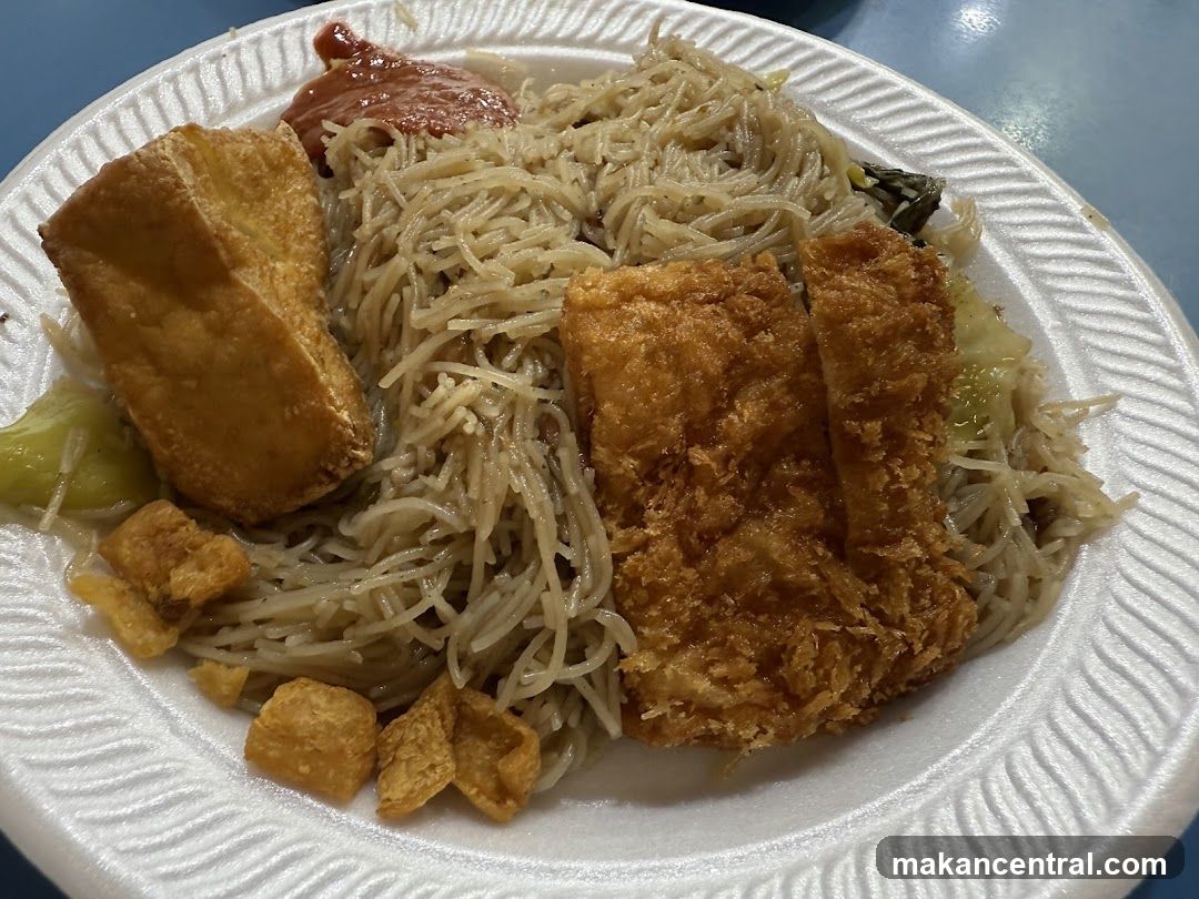 Fried Tofu and Noodles