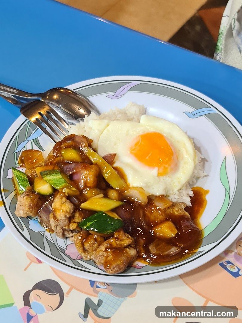 Sweet and Sour Chicken with Rice
