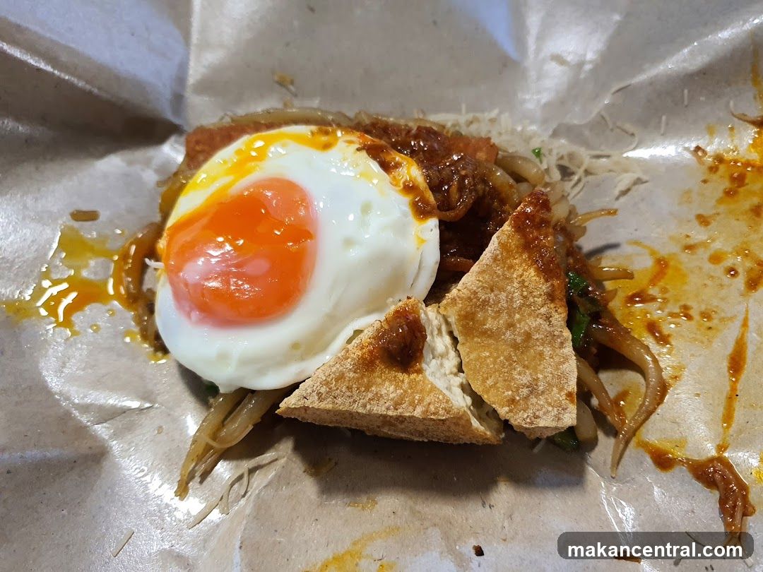 Fried Egg and Tofu Dish