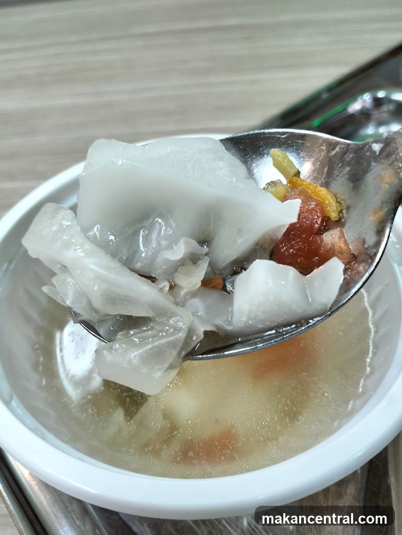 Soup with dumplings
