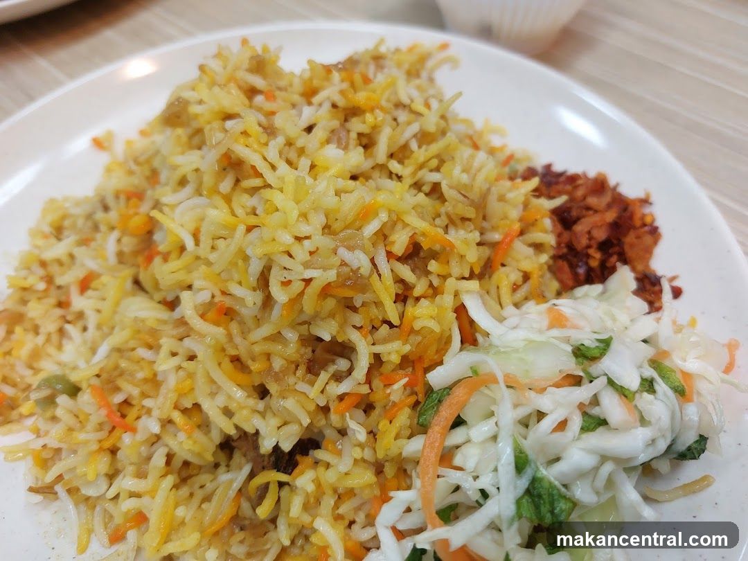 Biryani with sides