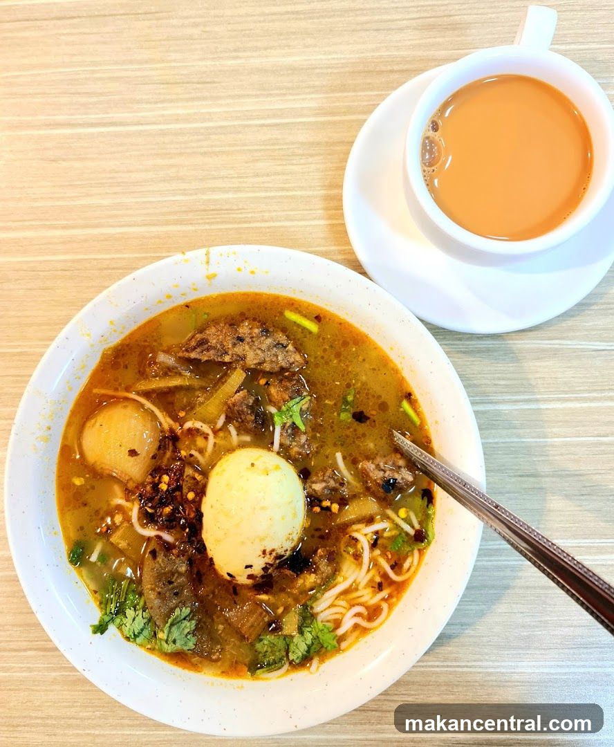 Noodle Soup and Tea