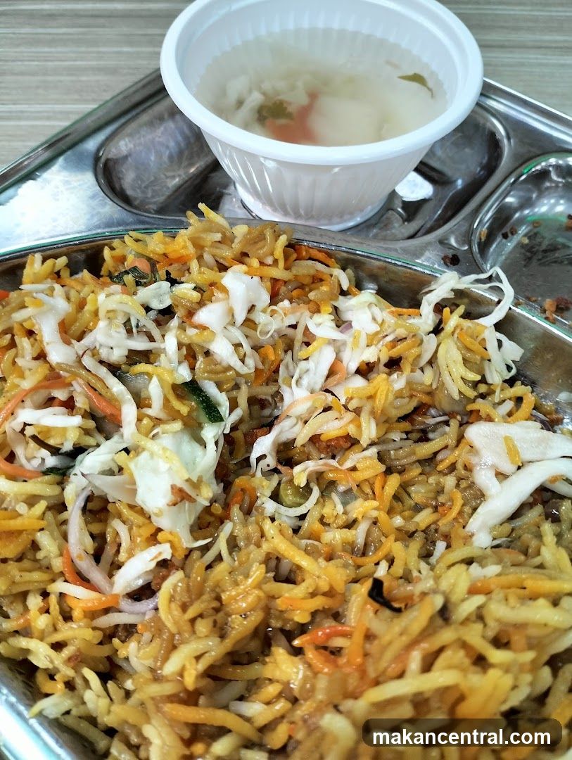 Biryani with Soup