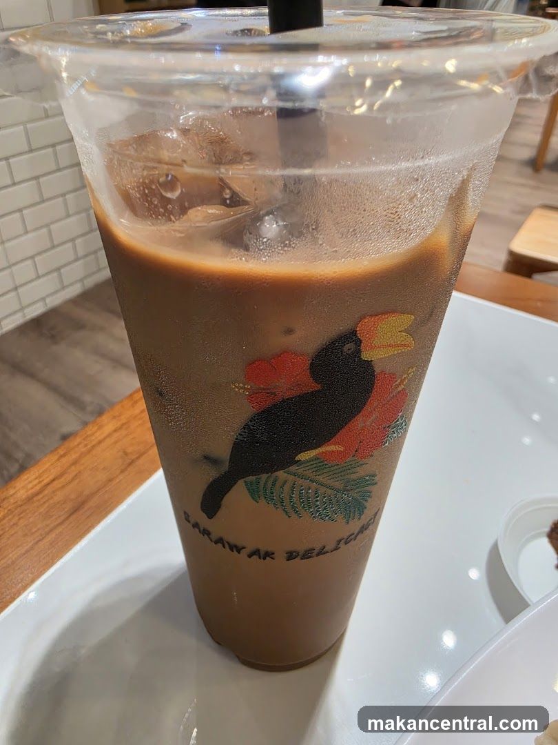 Iced Coffee with Toucan Design