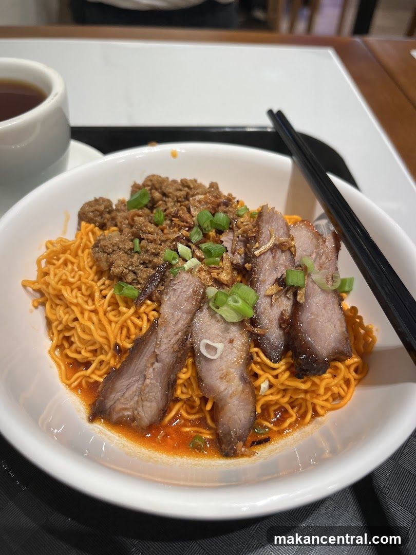 Noodles with Meat and Tea