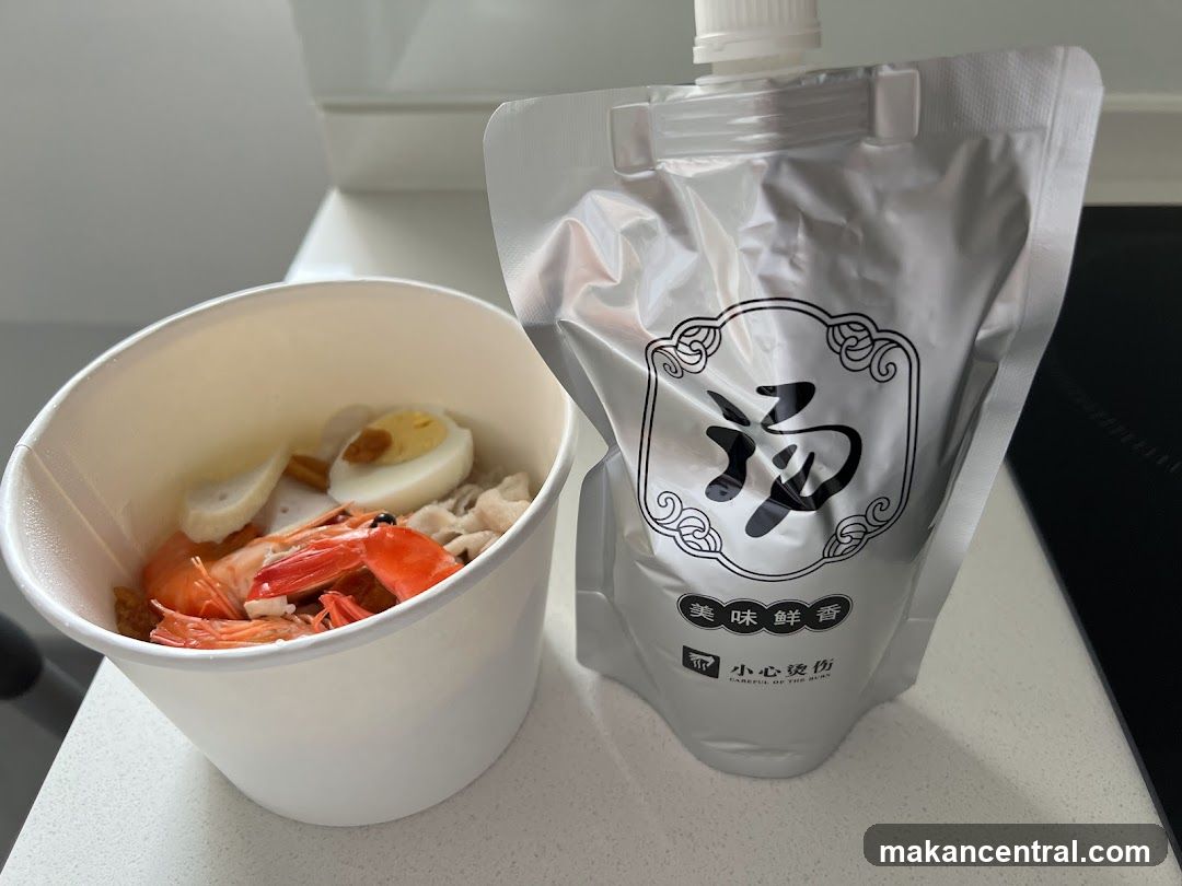 Seafood Noodle Soup with Broth Pouch