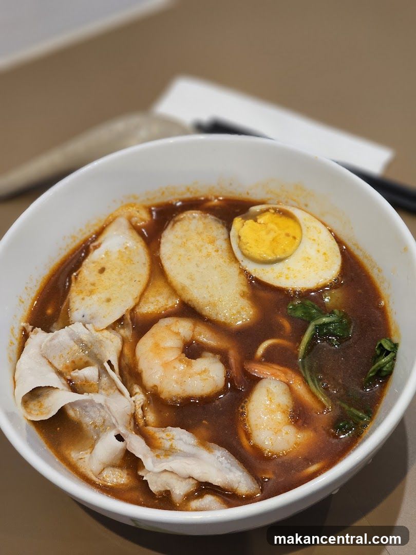 Noodle Soup with Shrimp and Egg