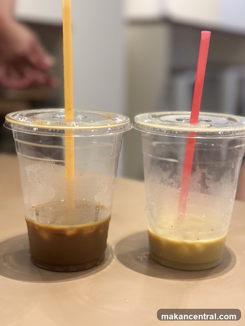 Two Iced Drinks