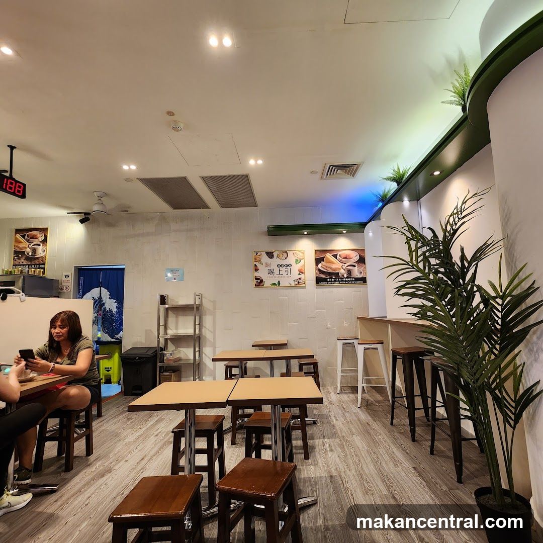 Cafe Interior with Seating