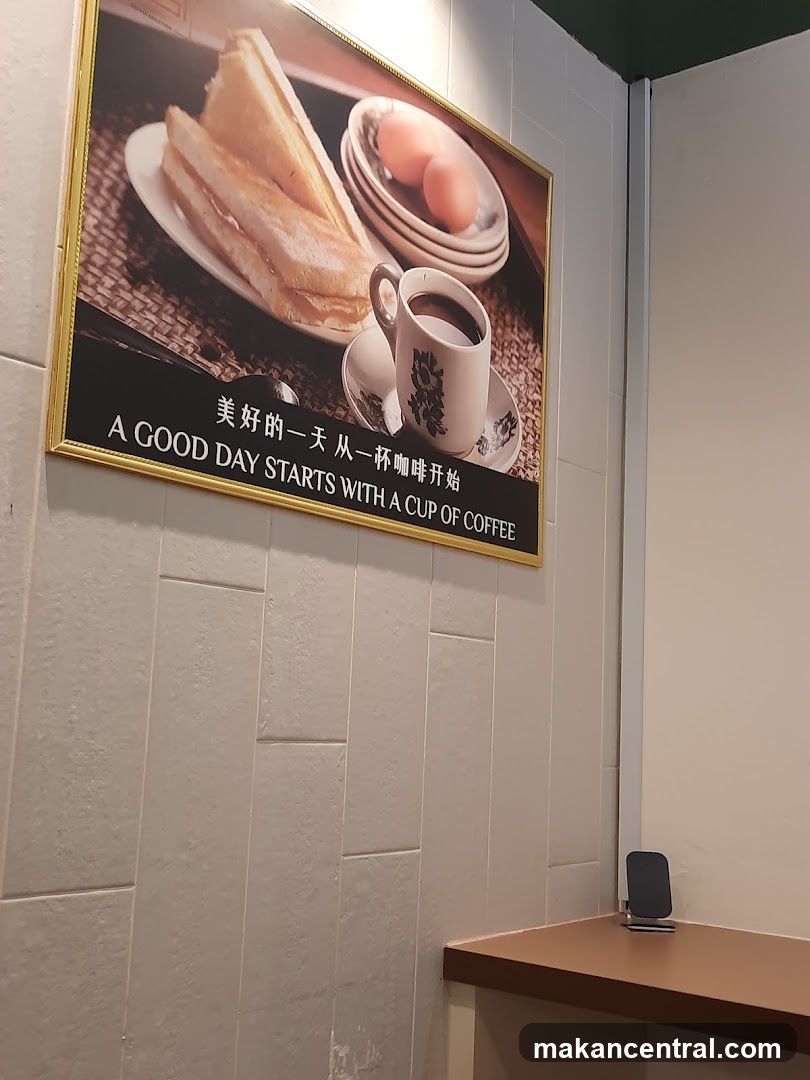 Coffee and Toast Advertisement