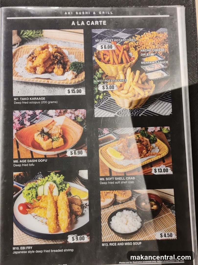 AKI SUSHI & GRILL A LA CARTE
