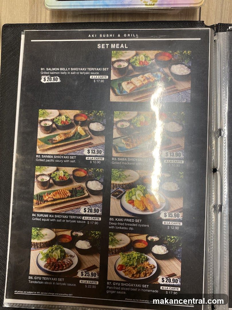 AKI SUSHI & GRILL SET MEAL