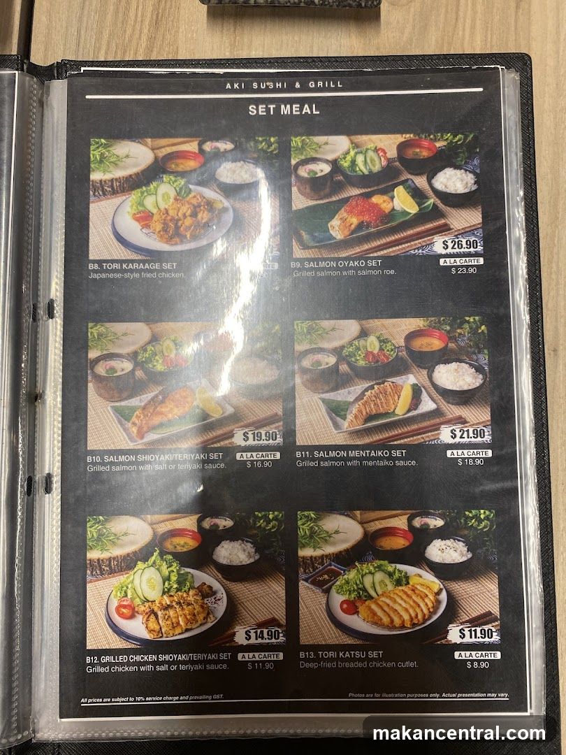 AKI SUSHI & GRILL SET MEAL