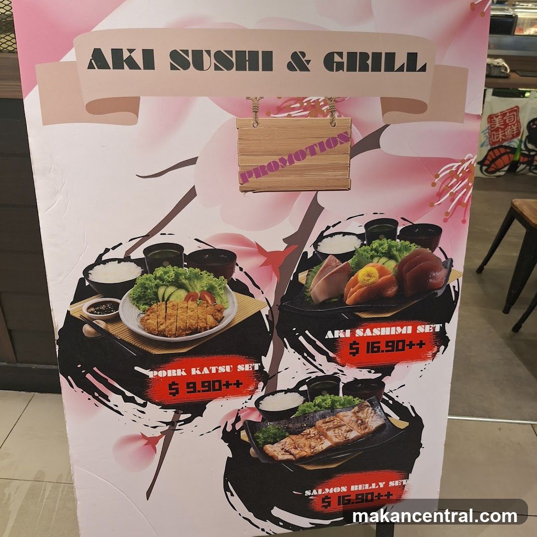 Aki Sushi & Grill Promotion