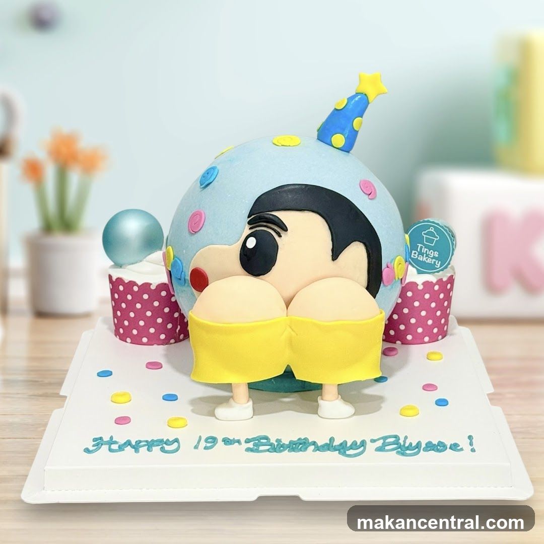 Shin Chan Birthday Cake