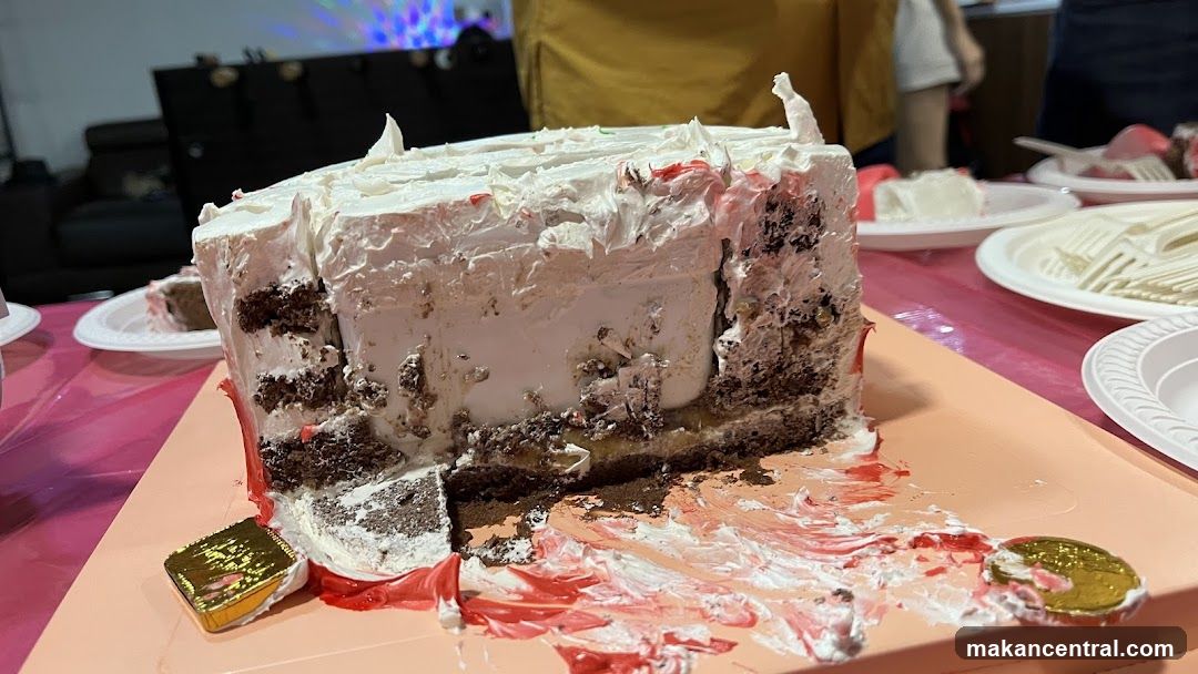 Partially Eaten Cake
