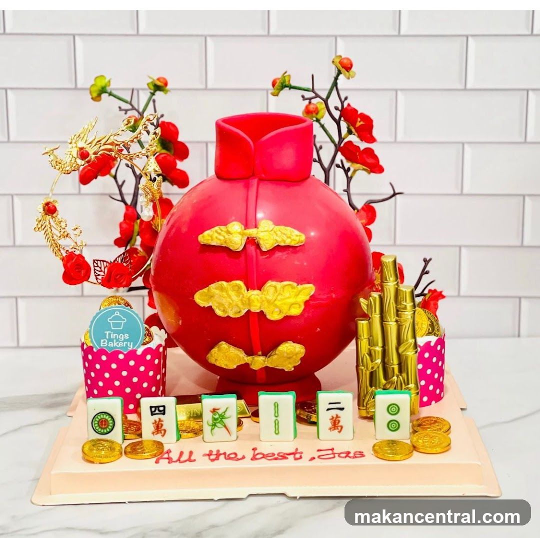 Chinese New Year Themed Chocolate Sphere