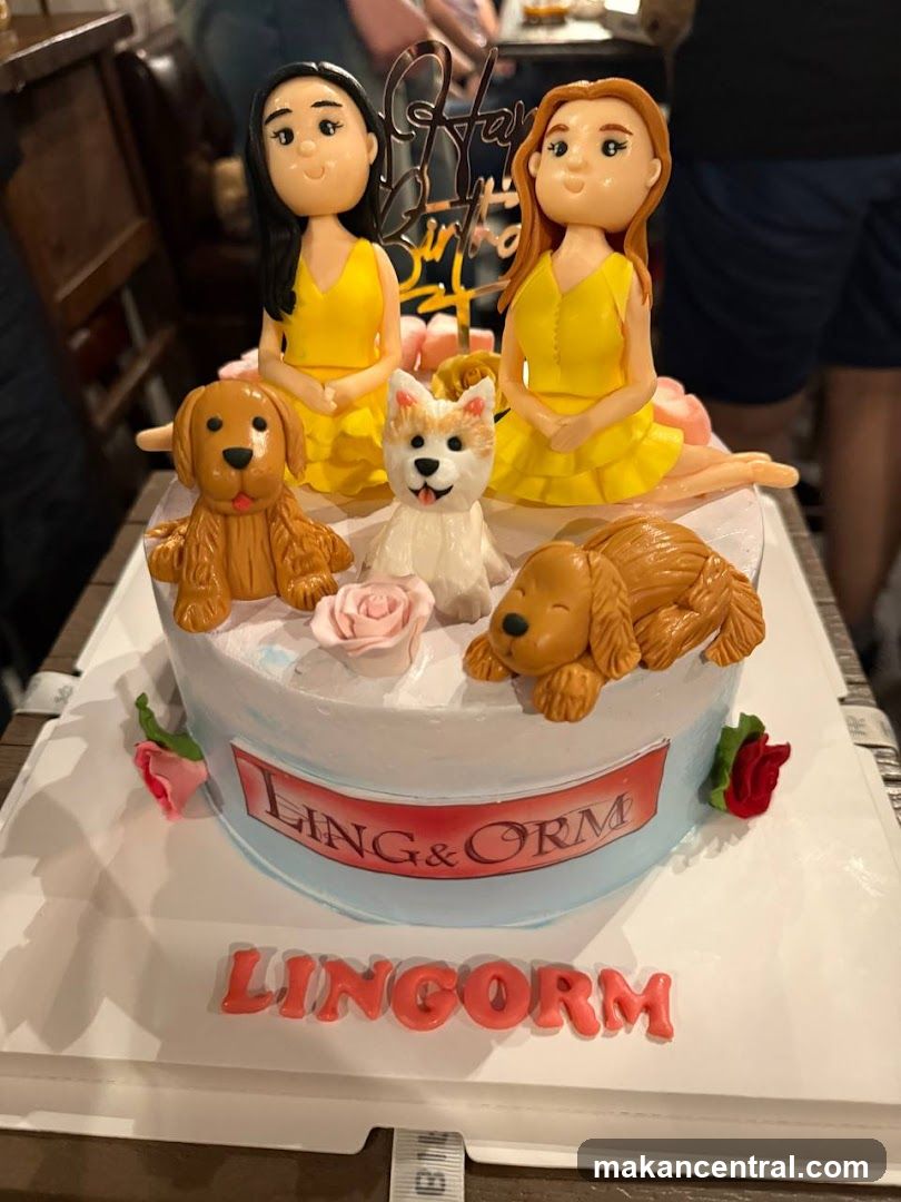Birthday Cake with Figurines