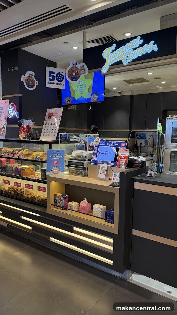 Famous Amos Cookie Store Counter