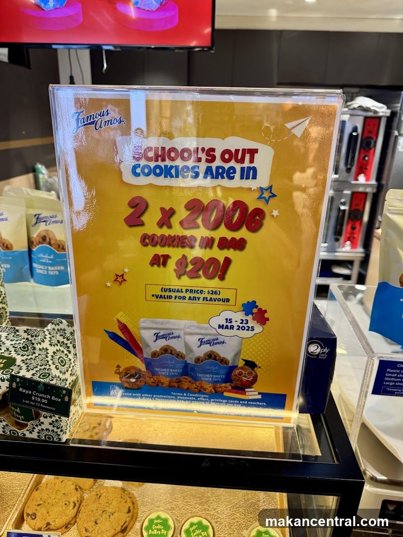 Famous Amos School's Out Cookies Promotion