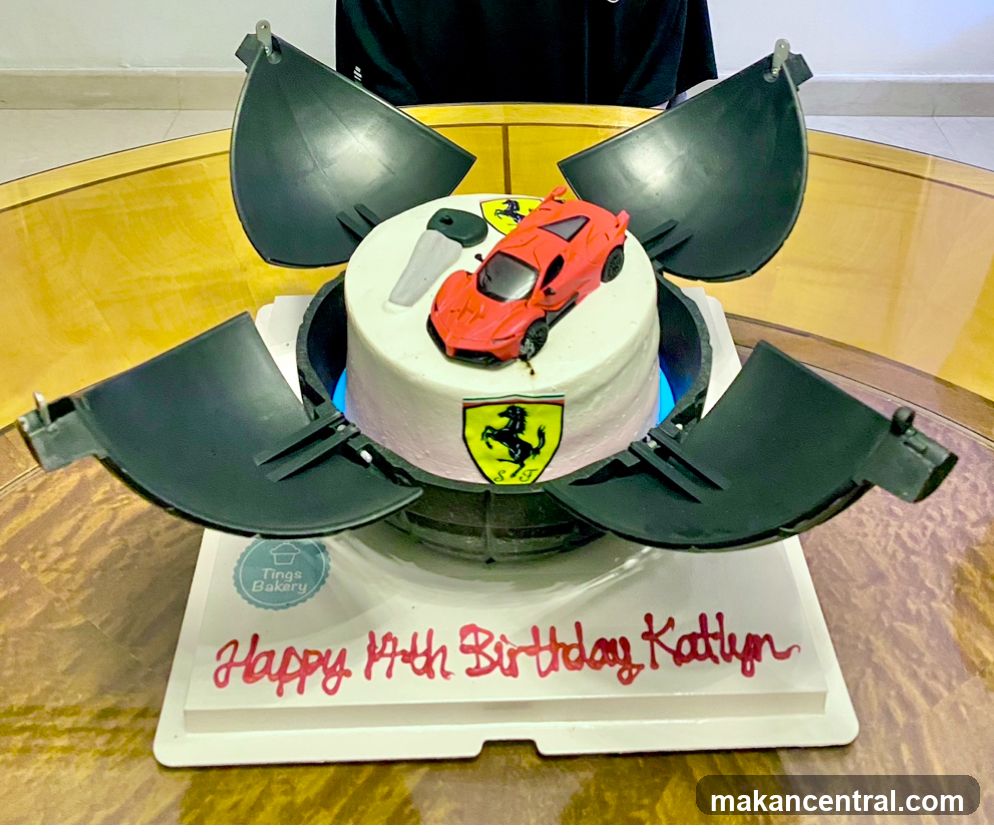 Ferrari Themed Birthday Cake
