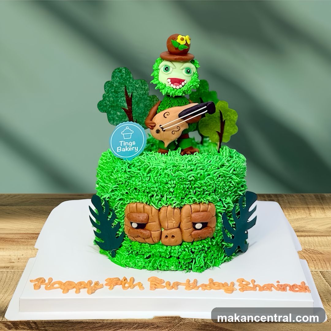 Birthday Cake with Character Decoration
