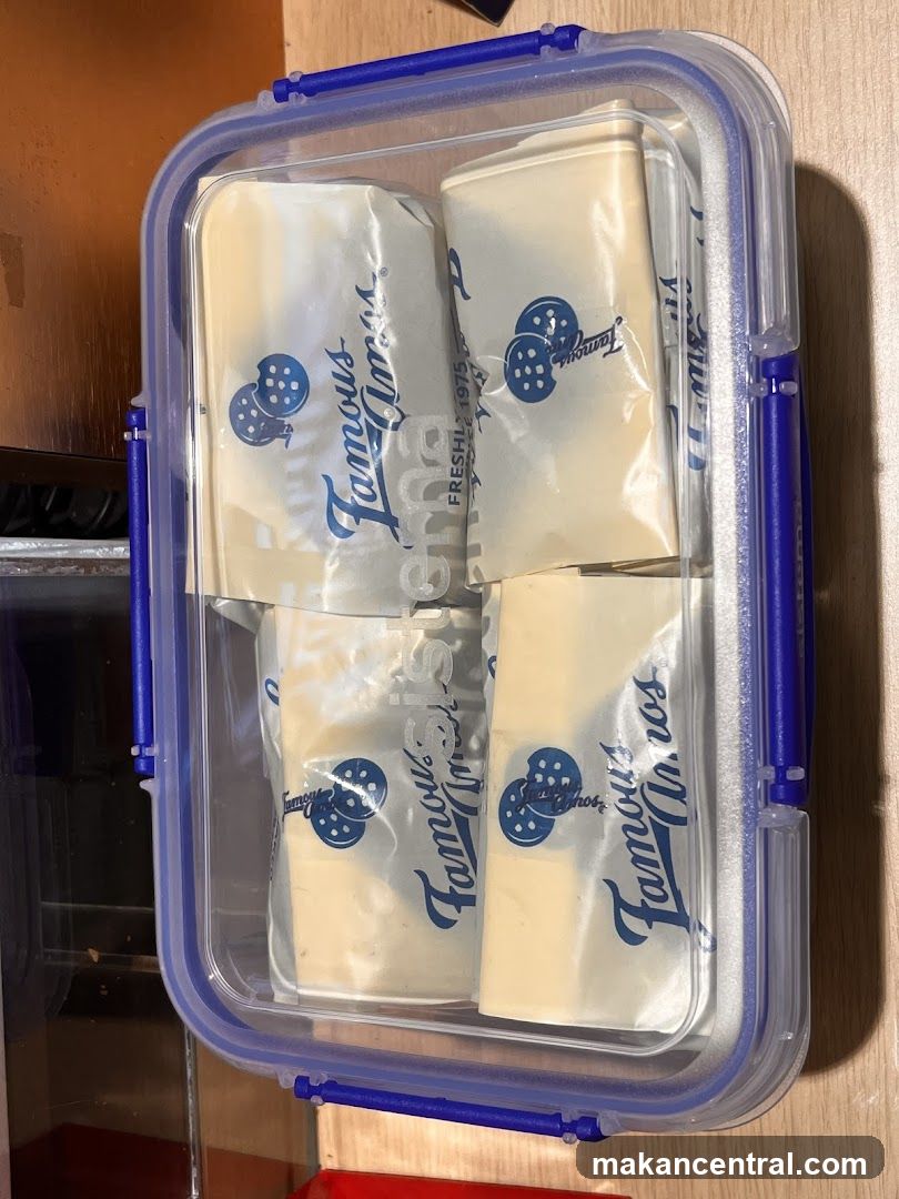 Famous Amos Cookies in Container