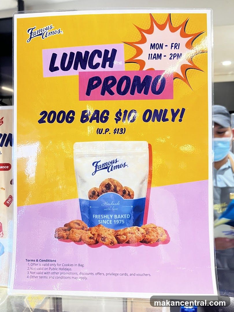 Famous Amos Lunch Promo