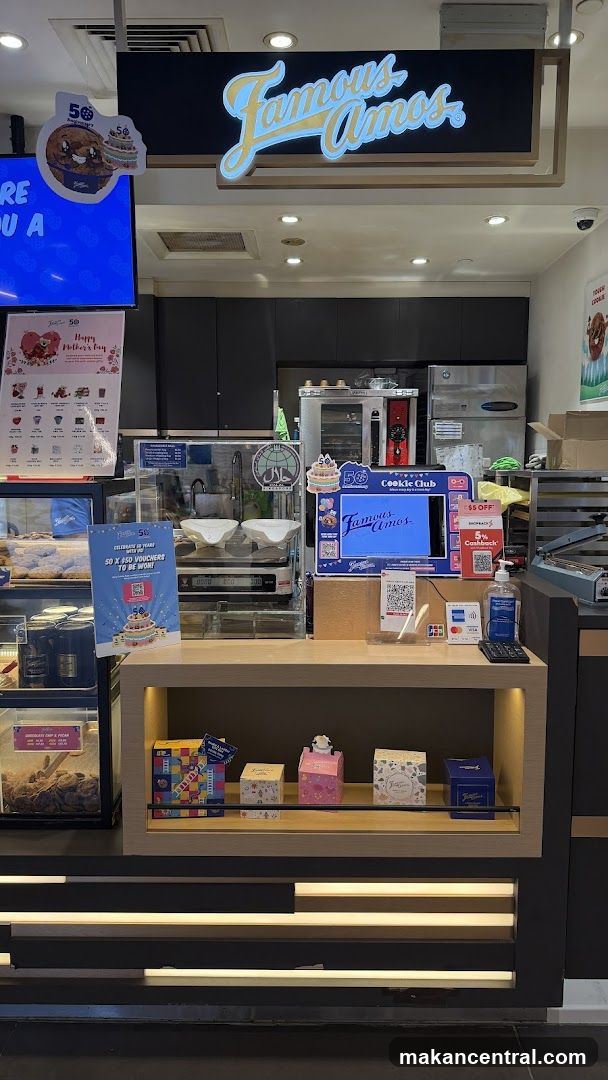 Famous Amos Cookie Store Counter