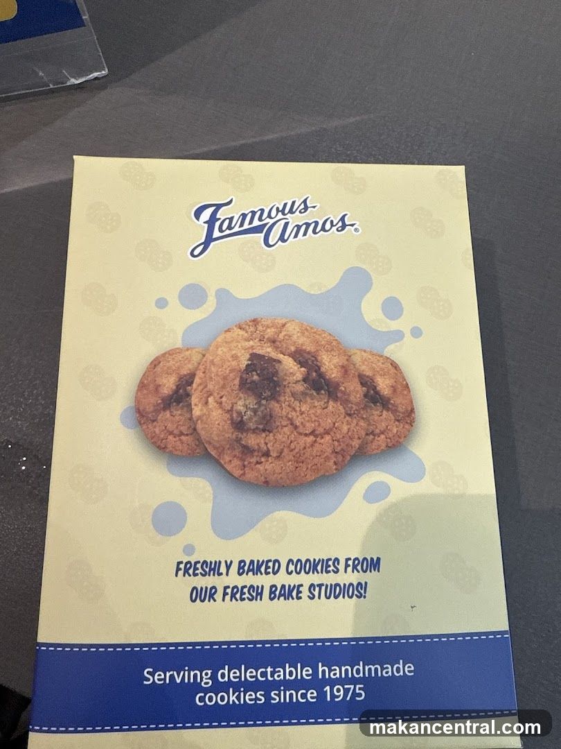 Famous Amos Cookies Packaging