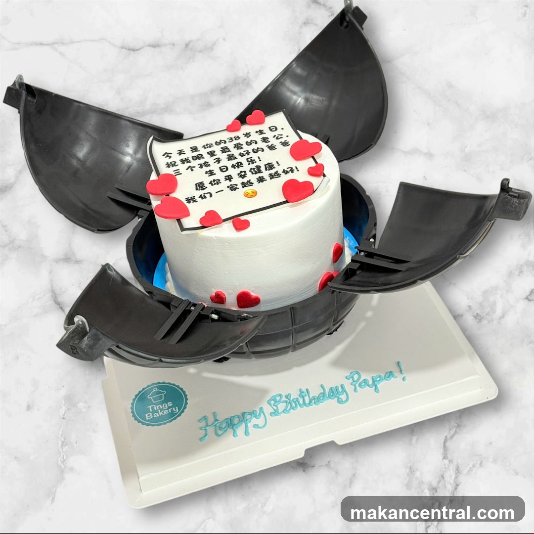 Birthday Cake in a Bomb-Shaped Box