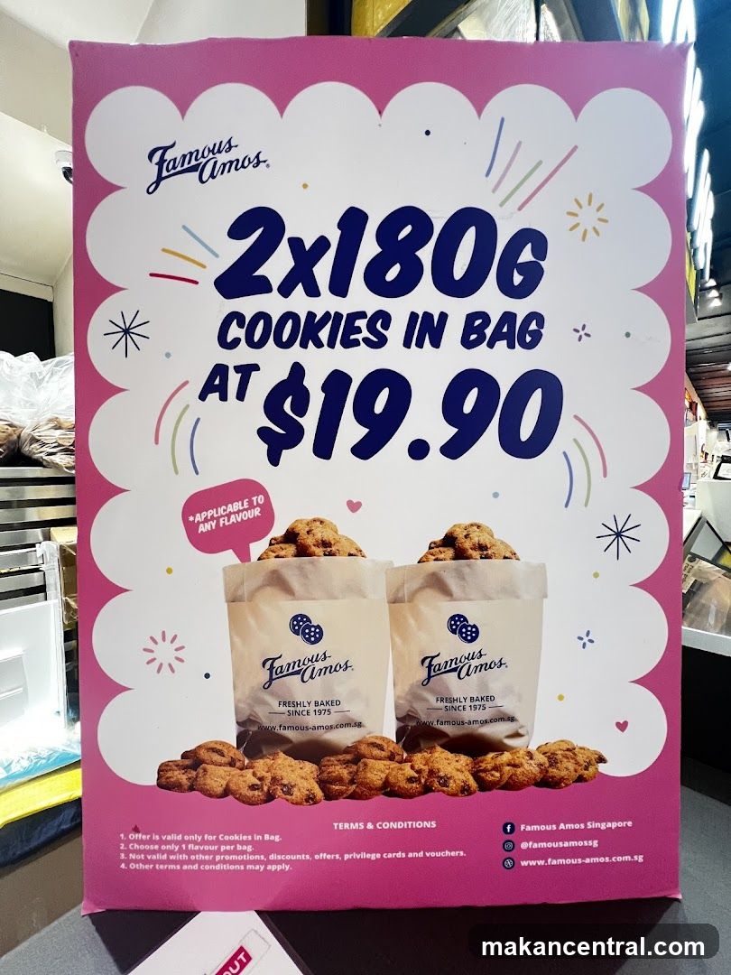 Famous Amos Cookies Promotion