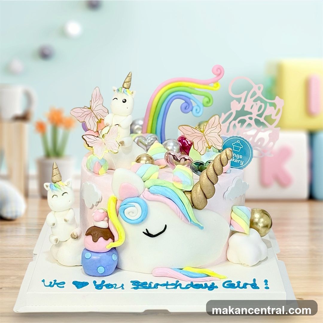 Unicorn Birthday Cake