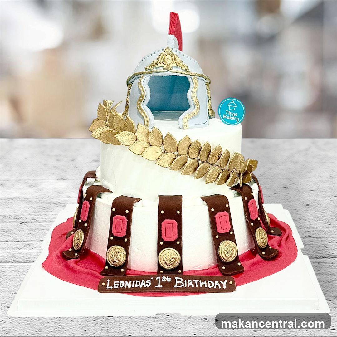 Roman-themed Birthday Cake