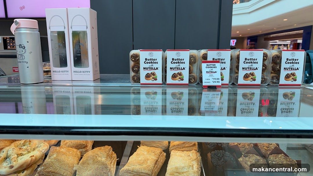 Display Case with Cookies and Pastries