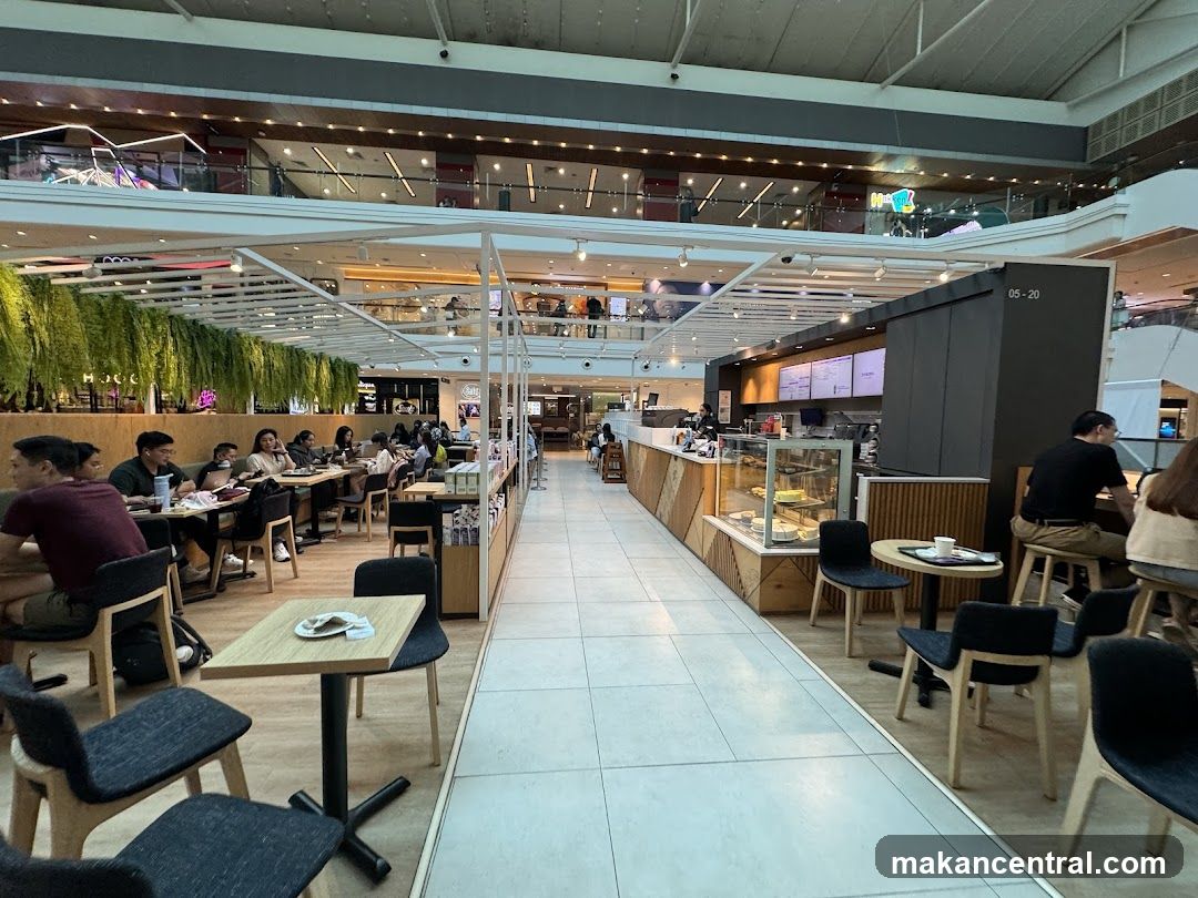Cafe Interior with Patrons