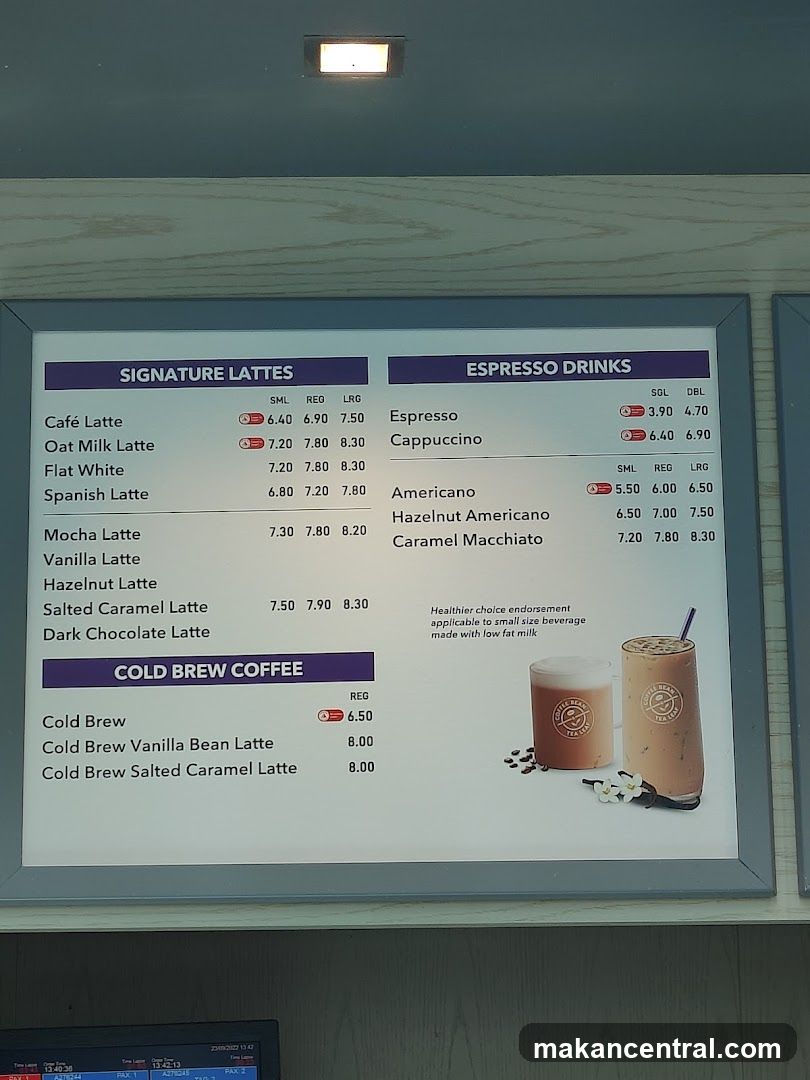 Coffee Menu