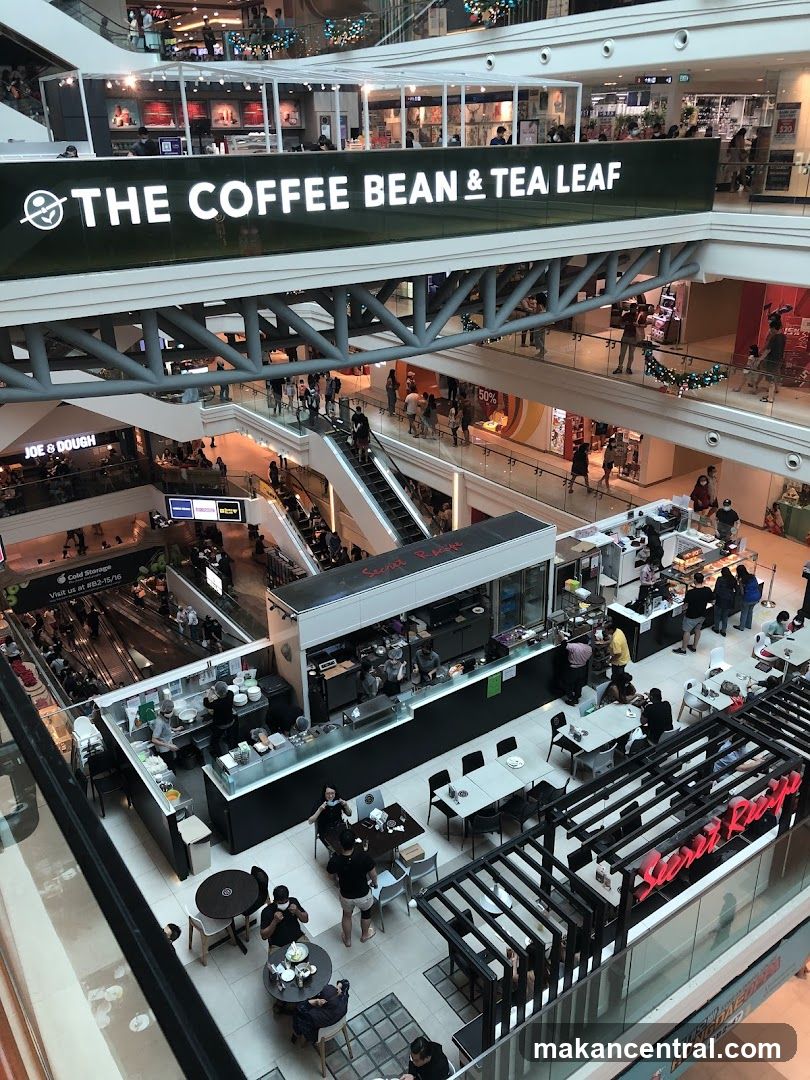Mall Interior with Coffee Shop