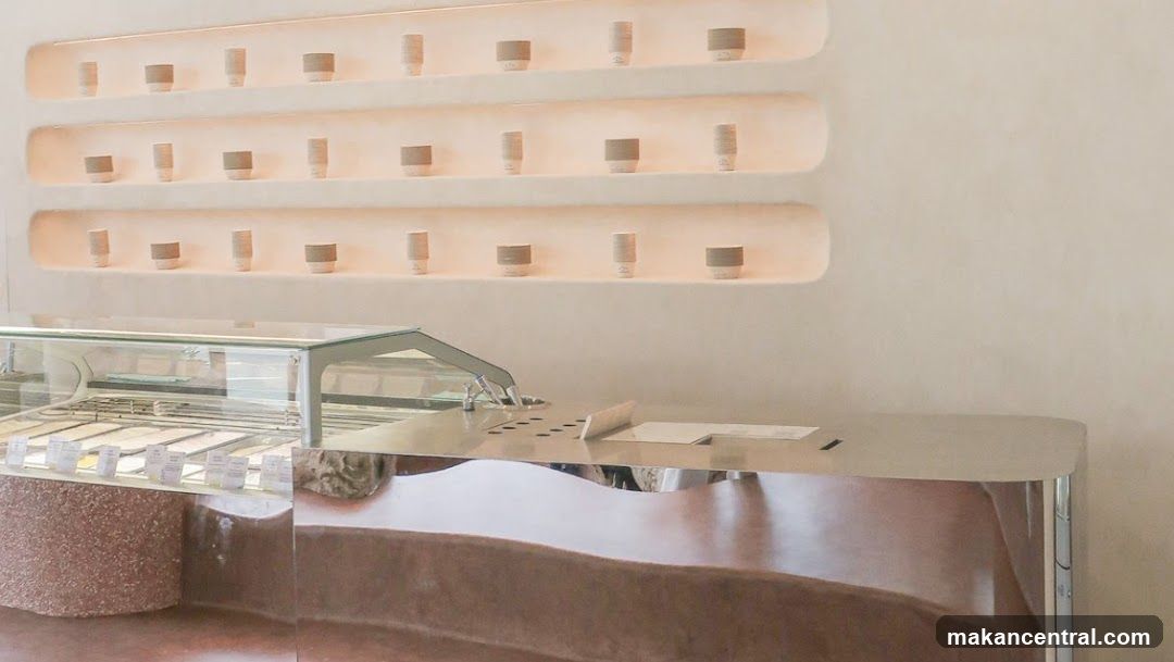 Display Shelves and Counter