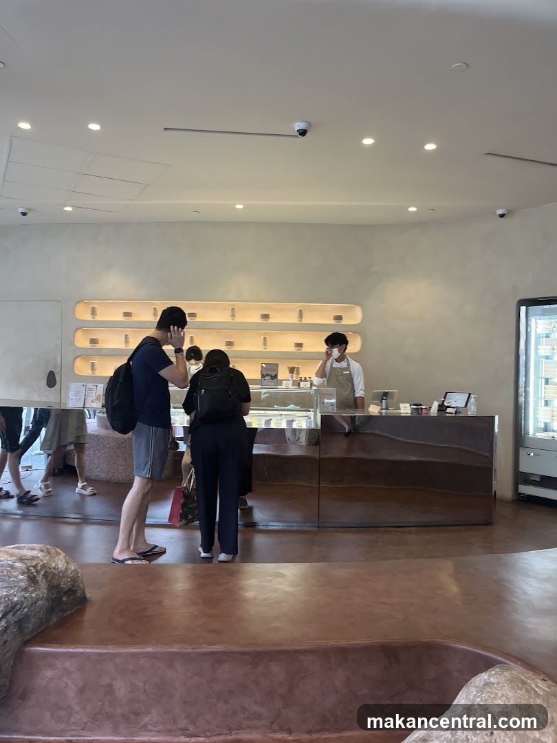 Dessert shop interior