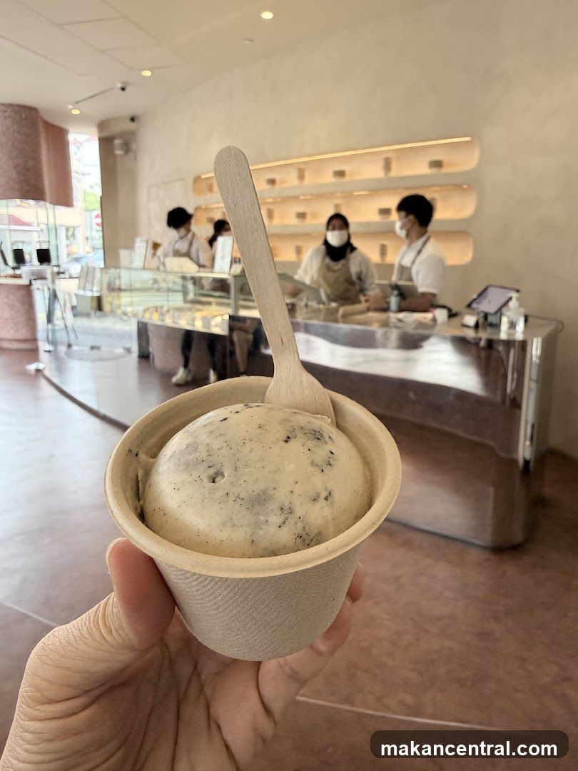 Ice Cream Cup with Spoon