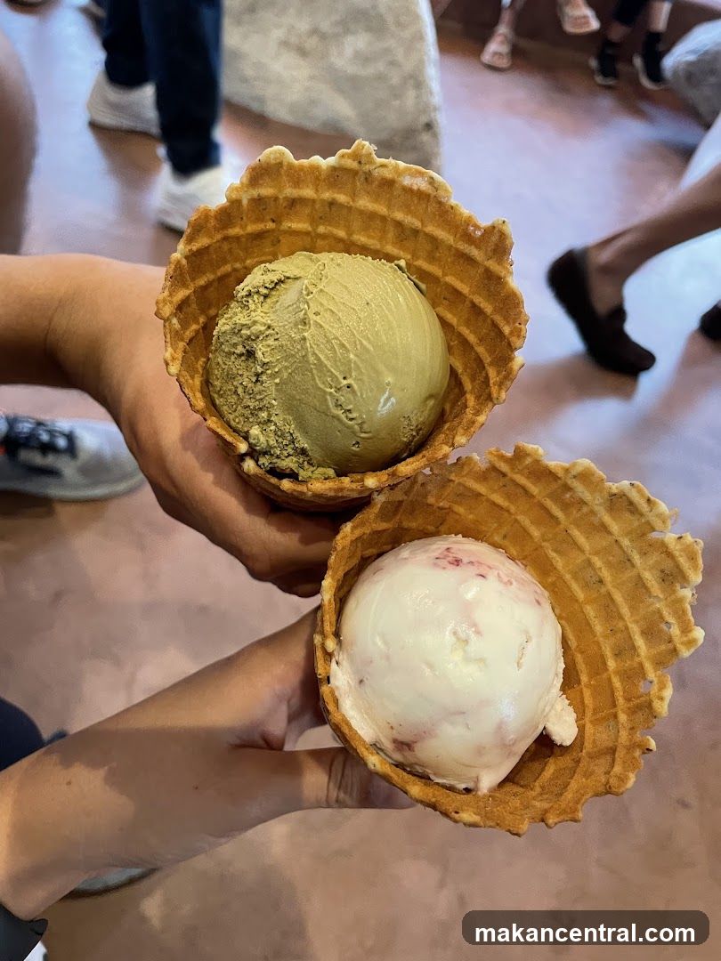 Two Ice Cream Cones