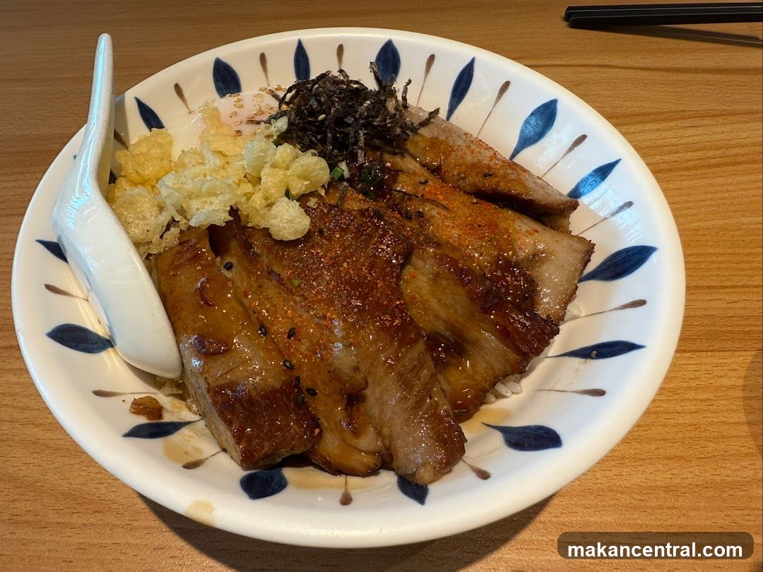Pork Belly Rice Bowl